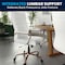 Flash Furniture White Leather Rose Gold Frame High Back Chair GO-2286H-WH-RSGLD-GG - alternate 5